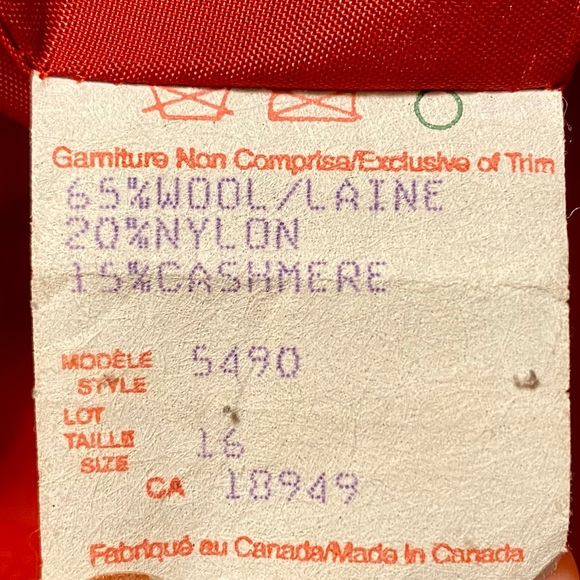 π¨π¦ MADE IN CANADA π Boutique Zip-up Wool Blazer - Picture 8 of 8